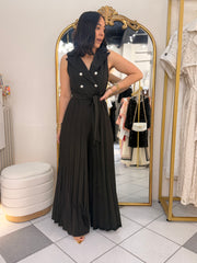 KARI” BLACK JUMPSUIT  DRESS