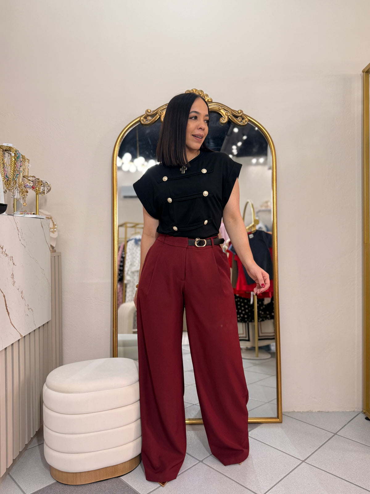 WINE  PANTALON ELEGANTE