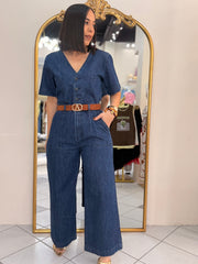 MICHELLE DENIM JUMPSUIT