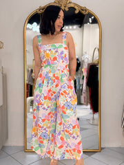 FASHION FLORAL  JUMPSUIT