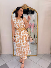 NELIZA BEIGE DRESS