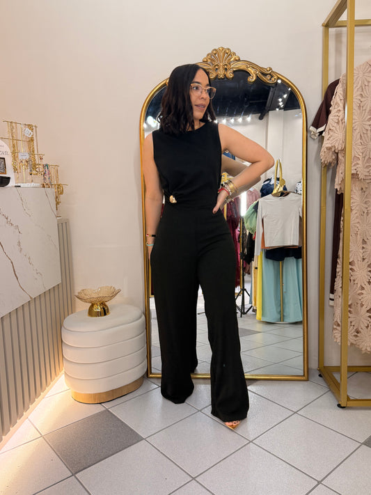 CARLINA" BLACK JUMPSUIT