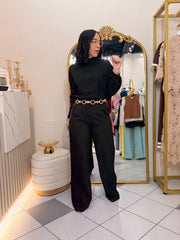 THAINARA" SET NEGRO ELEGANTE