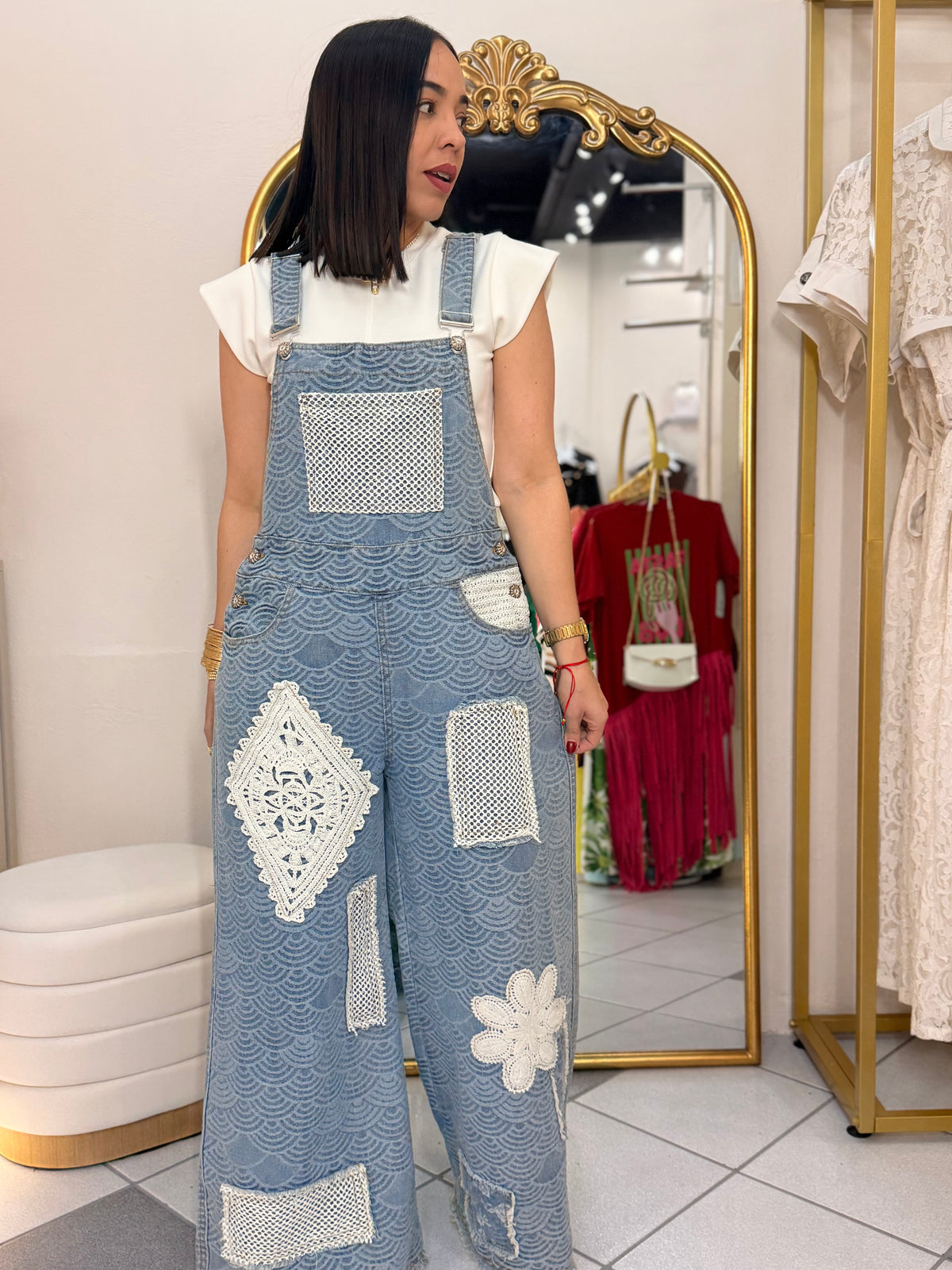 TIAGO" DENIM JUMPSUIT