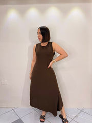 NAILA BROWN DRESS