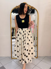 FALDA  POLKA DOTS