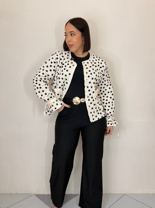 LEILA POLKA DOT JACKET