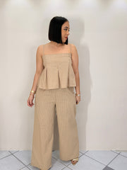 KATIANA BEIGE  SET DOS PIEZSA