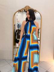 LIANA BLUE  JUMPSUIT D