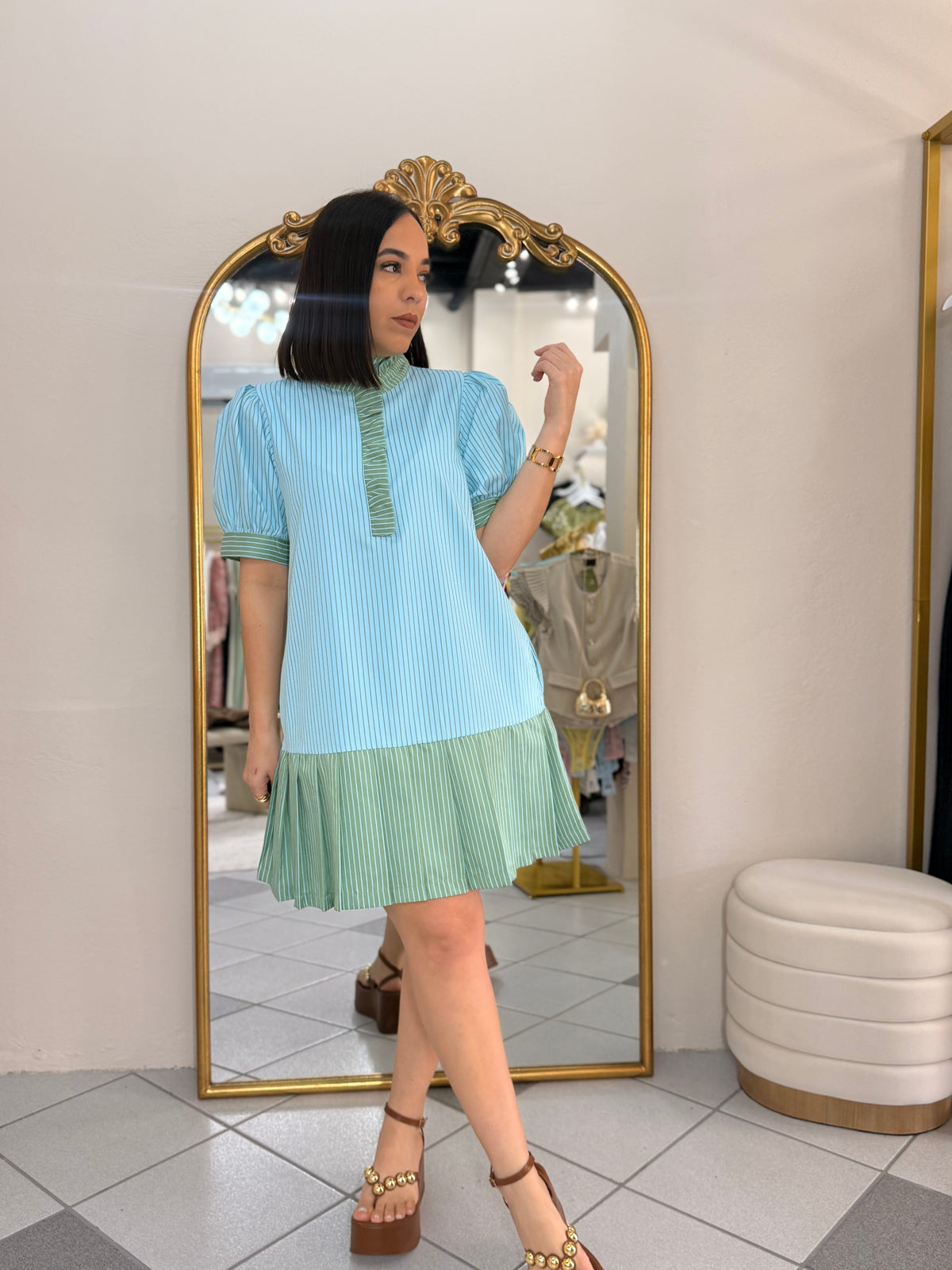 GRACIELA DRESS GREEN