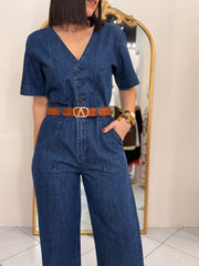 MICHELLE DENIM JUMPSUIT