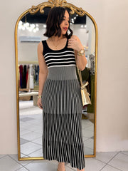 DRESS NEGRO Y BLANCO