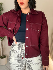 PRE ORDEN BURGUNDY JACKET LLEGA FINAL MES MARZO