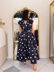 SANDRA POLKA DOT DRESS