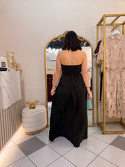 FANI” BLACK DRESS Halter