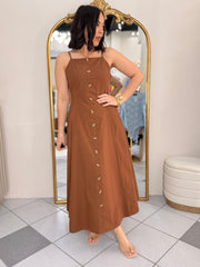 BROWN DRESS CLAUDIA
