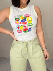 YELLOW FRUITS TSHIRT