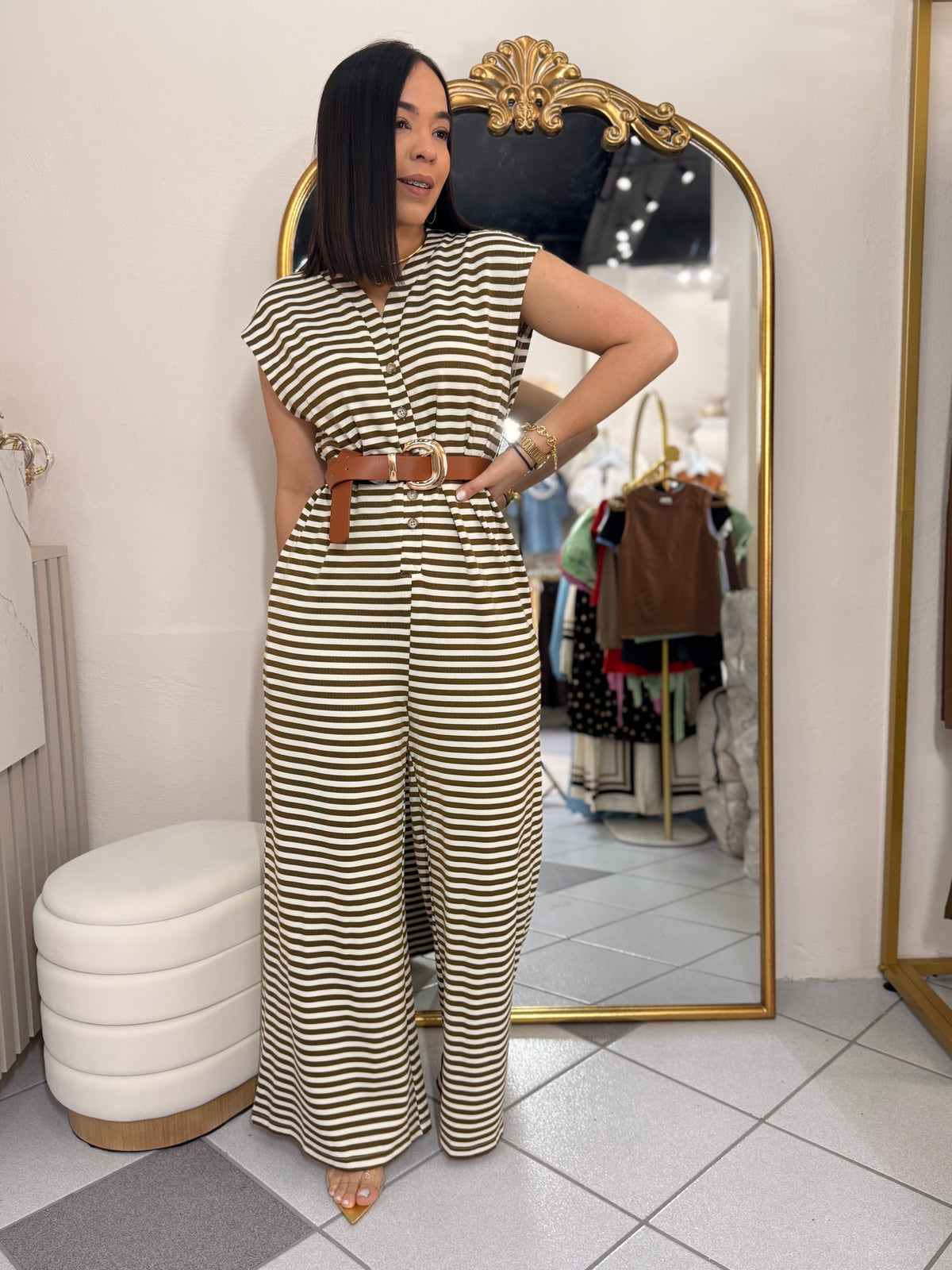 BROWN JUMPSUIT