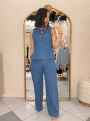 LIGHT  DENIM SET DOS PIEZA