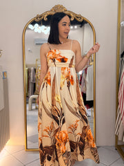 FRANCES CAMEL  JUMPSUIT