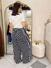 PANTALON NAVY POLKA DOT