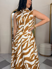 SET DE VEST Y FALDA ' CAMEL