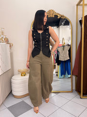 BLACK NAPOLEÓN TOP