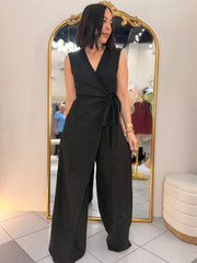 BLACK  JUMPSUIT LAZO
