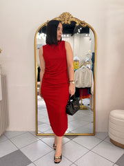 FABIOLA  RED  DRESS