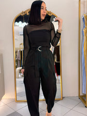 ARELIS BLACK JUMPSUIT