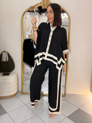 MICHELLE  BLACK SET DOS PIEZAS