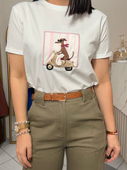 DOG  " TSHIRT WHITE