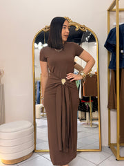 ERIKA BROWN DRESS
