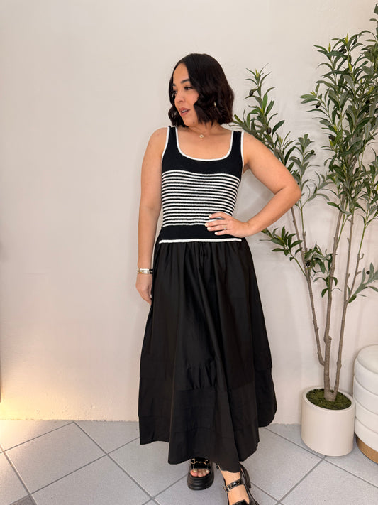 NELI MIDI DRESS BLACK