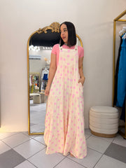 POLKA DOT PINK  JUMPSUIT