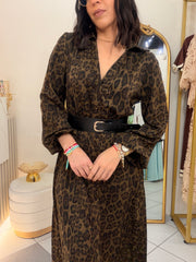 NAISA" LEOPARDO DRESS