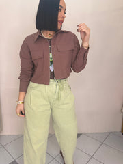 BROWN JACKET