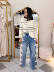 YÉSICA “ PANTALÓN DETALLE LACES