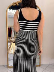 DRESS NEGRO Y BLANCO