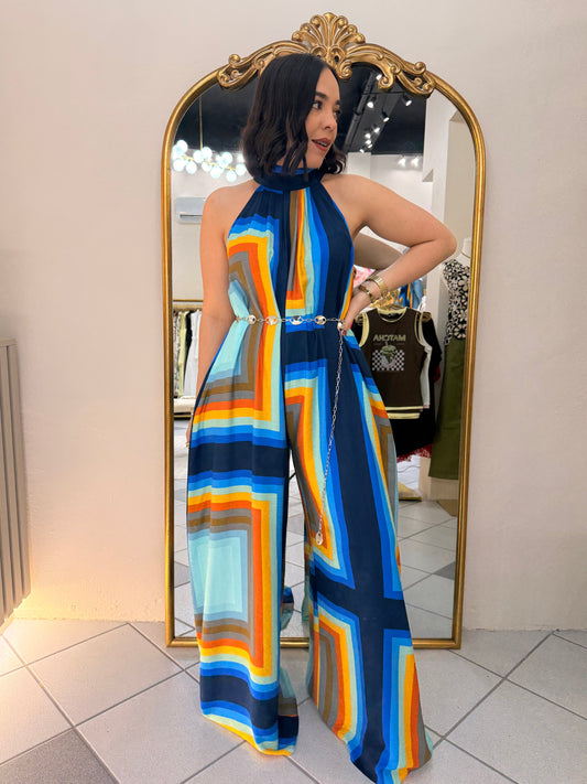 LIANA BLUE  JUMPSUIT