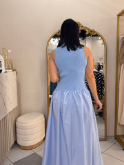 SACHA" BLUE DRESS