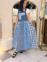 KAMILA” BLUE DENIM  DRESS