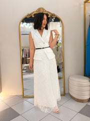 BLANCO ELEGANTE SET DOS PIEZAS