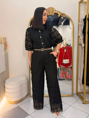 GALILEA" BLACK  ELEGANTE SET DOS PIEZAS