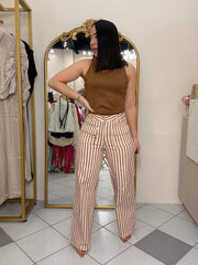 PANTALÓN LÍNEAS CAMEL