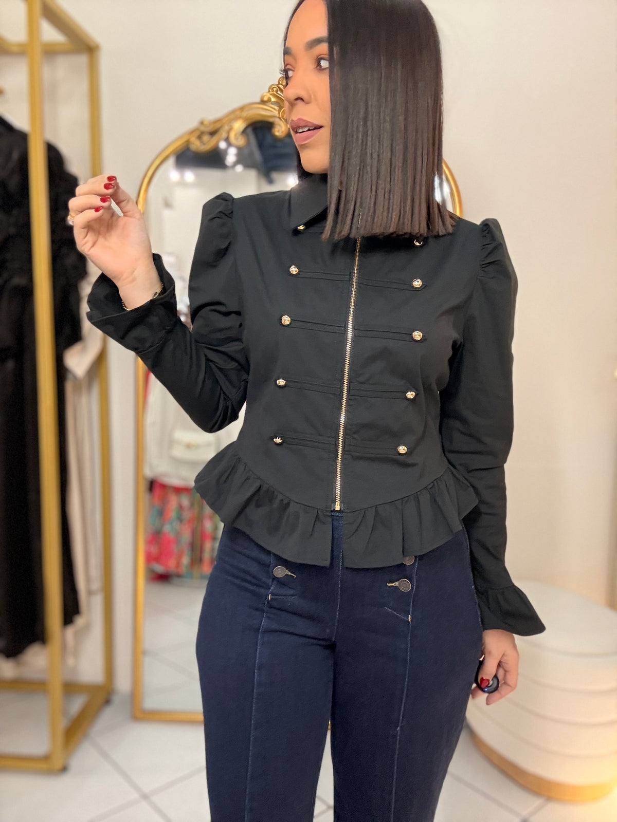 KENIA" BLACK TOP