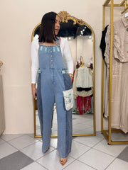 JULIANA”  DENIM JUMPSUIT