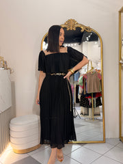 DRESS PLISADO BLACK