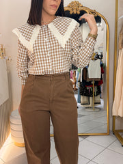 AVANA¨TOP CUADROS CAMEL