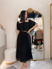 DRESS PLISADO BLACK